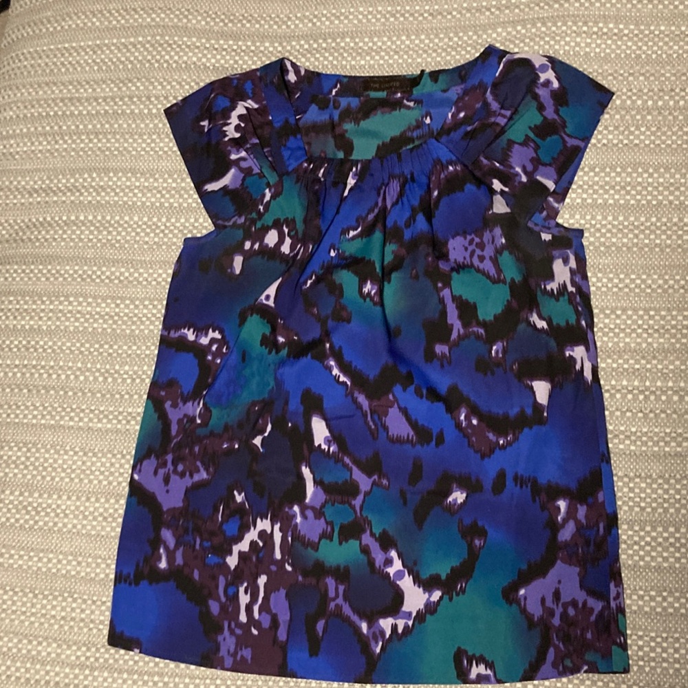 LIMITED acid ink watercolor top